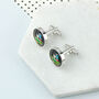 Personalised Enamelled Coin 5p Golfer Cufflinks, thumbnail 4 of 11