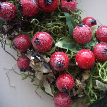 Winter Berry Candle Ring, 3 of 5