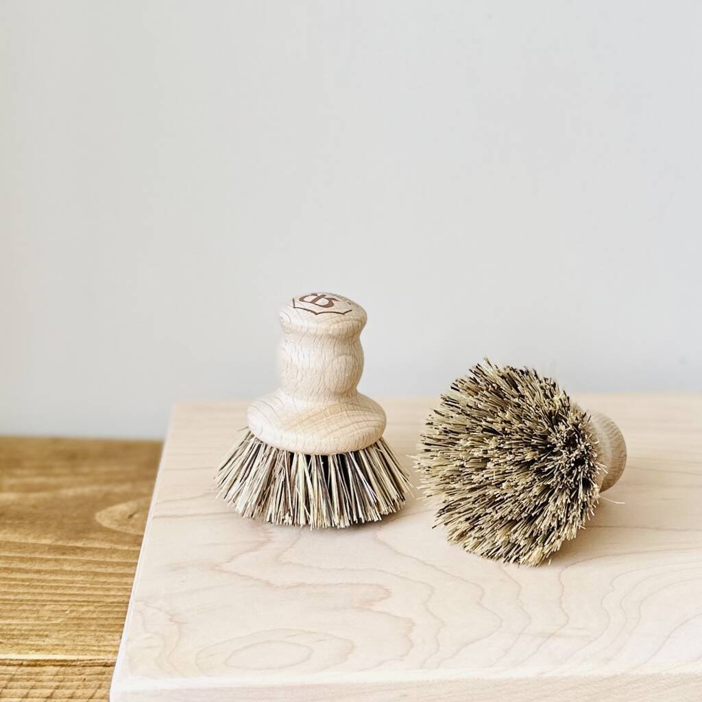 Handcrafted Bristle Pot Brush, 1 of 3