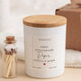 Personalised First Paper Anniversary Candle Gift, thumbnail 1 of 6
