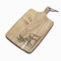 Personalised French Bulldog Engraved Acacia Serving Board, thumbnail 11 of 11