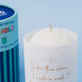 I Love You To The Moon – Personalised Candle With Moon Topper, thumbnail 2 of 5