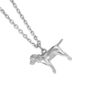 Personalised Border Terrier Sterling Silver Necklace, thumbnail 2 of 5