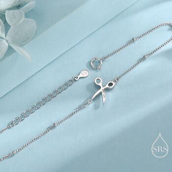 Sterling Silver Scissors Bracelet, 2 of 12