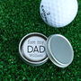 Personalised ‘Fore My Dad’ Golf Ball Marker, thumbnail 2 of 4
