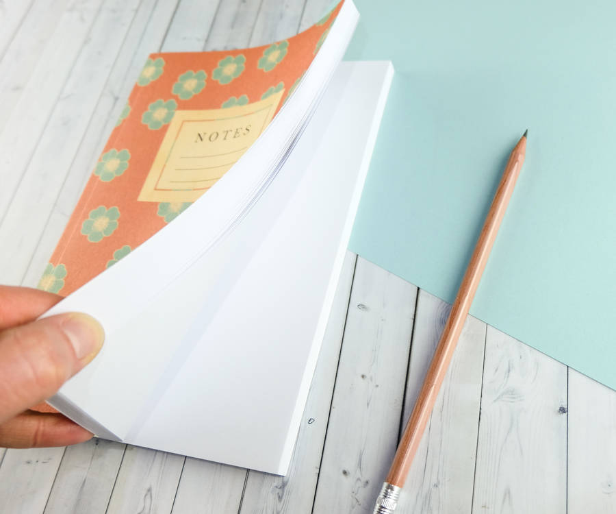 Floral Pattern Writing Journal By Bookishly