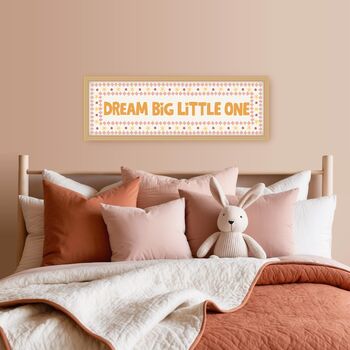 Framed Panoramic Dream Big Little One Print, 12 of 12