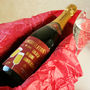Golden Wedding Anniversary Champagne Gift, thumbnail 6 of 7