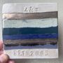 Handmade Personalised Hand Stamped Ceramic Tile Gift, thumbnail 3 of 9