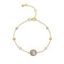 Iseo Labradorite And Gold Plated Bracelet, thumbnail 3 of 4