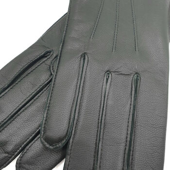 Jessica, Women's Warm Lined Leather Gloves, 5 of 6