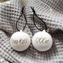 Personalised Christmas Bauble. Christmas Decorations, thumbnail 5 of 8