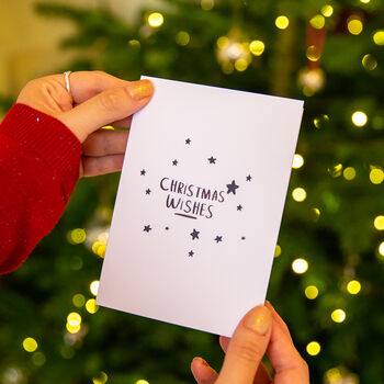 'Christmas Wishes' Christmas Greeting Card, 2 of 3