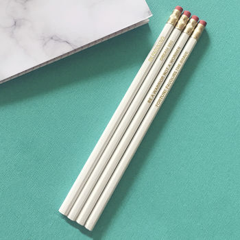 Inspirational Quote Pencil Set, 2 of 2