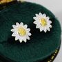 Little Sunflower Flower Stud Earrings, thumbnail 2 of 11