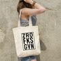 Zro Fks Gvn Cheeky Tote Bag, thumbnail 3 of 5