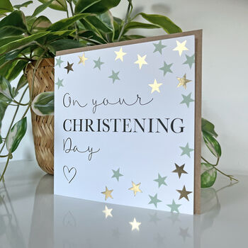 Manhattan Christening Day Card, 2 of 2