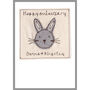 Personalised Bunny Rabbit Anniversary Card, thumbnail 2 of 12