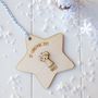 Personalised Puppy's First Christmas Tree Decoration, thumbnail 2 of 6
