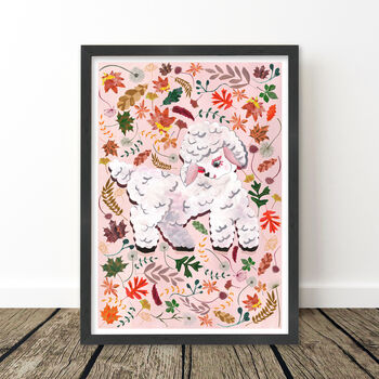 Lamb Nursery Print, 8 of 10