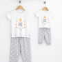 Personalised Mother's Day Mummy And Me Matching Pyjamas Sun Rainbow, thumbnail 1 of 5