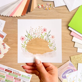 A Walk In The Woods Card Making Kit | Beginner Intermediate Iris Folding Craft Kit, 6 of 9