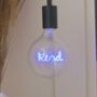 Kind Text Light Bulb And Table Lamp, thumbnail 2 of 4