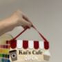 Personalised Wooden Play Kitchen Market Shop Sign Montessori Pretend Play Accessory, thumbnail 6 of 6