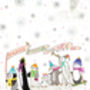 'Season's Greetings From All Of Us' Christmas Card, thumbnail 3 of 3