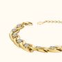 Waterproof Sparkling Cubic Zirconia Chain Bracelet, thumbnail 3 of 3