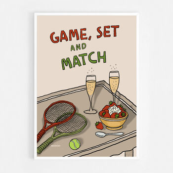 Game, Set And Match Print, 8 of 9