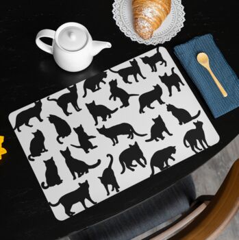 Placemats With Black Cats Design, 2 of 2