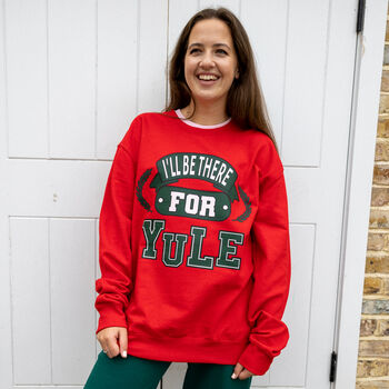I'll Be There For Yule Women's Christmas Jumper, 9 of 9
