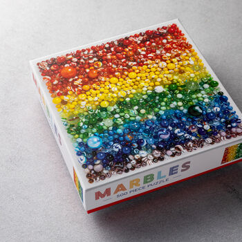 Rainbow Marbles 500 Piece Jigsaw Puzzle, 3 of 3