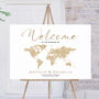 Wedding Welcome Sign Where In The World, thumbnail 1 of 7