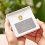 Gold Plated Knot Of Friendship Ring Necklace, thumbnail 1 of 5