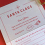 Personalised Modernist Letter From Santa And Gift Tag, thumbnail 3 of 6