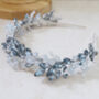 Blue Bridal Crown, thumbnail 2 of 3