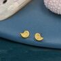 Sterling Silver Ammonite Shell Stud Earrings, thumbnail 3 of 11