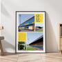 Oxford United Views Of The Manor Ground Poster, thumbnail 3 of 7