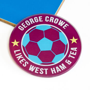 Personalised Football Team Coaster, 7 of 11