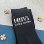 Personalised Good Luck Exam Socks, thumbnail 3 of 3