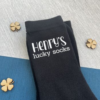 Personalised Good Luck Exam Socks, 3 of 3