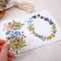 Diy Make Your Own Greeting Card Making Kit With Meadow Flowers, thumbnail 5 of 9