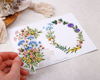 Diy Make Your Own Greeting Card Making Kit With Meadow Flowers, 5 of 9