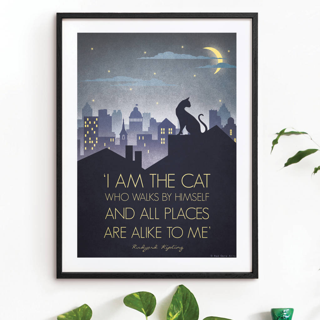 'I Am The Cat' Art Print, 1 of 4
