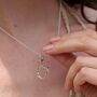 Sterling Silver Butterfly Ring Necklace, thumbnail 4 of 8