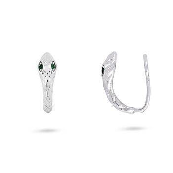 Snake Clip On Earrings, 2 of 2
