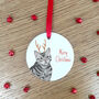 Cat Christmas Tree Decoration, thumbnail 6 of 7