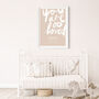 Personalised Name Print Handwritten You Are So Loved, thumbnail 4 of 10